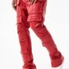 Ross Stacked - Thriller Cargo Pants (Red)