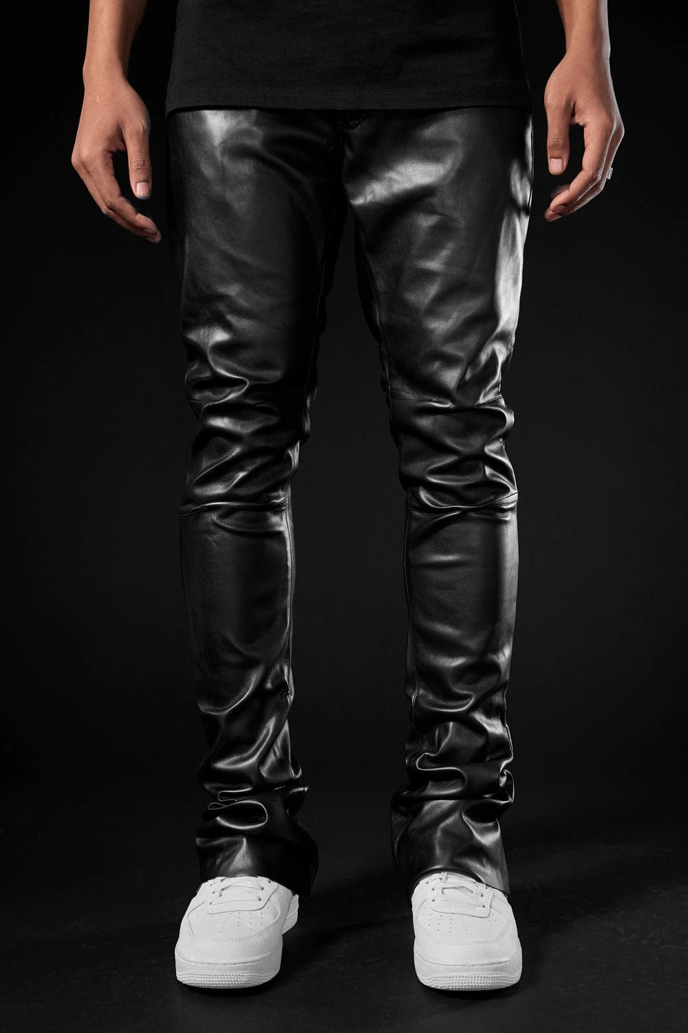 Ross Stacked - Thriller Pants (Black) - Image 2