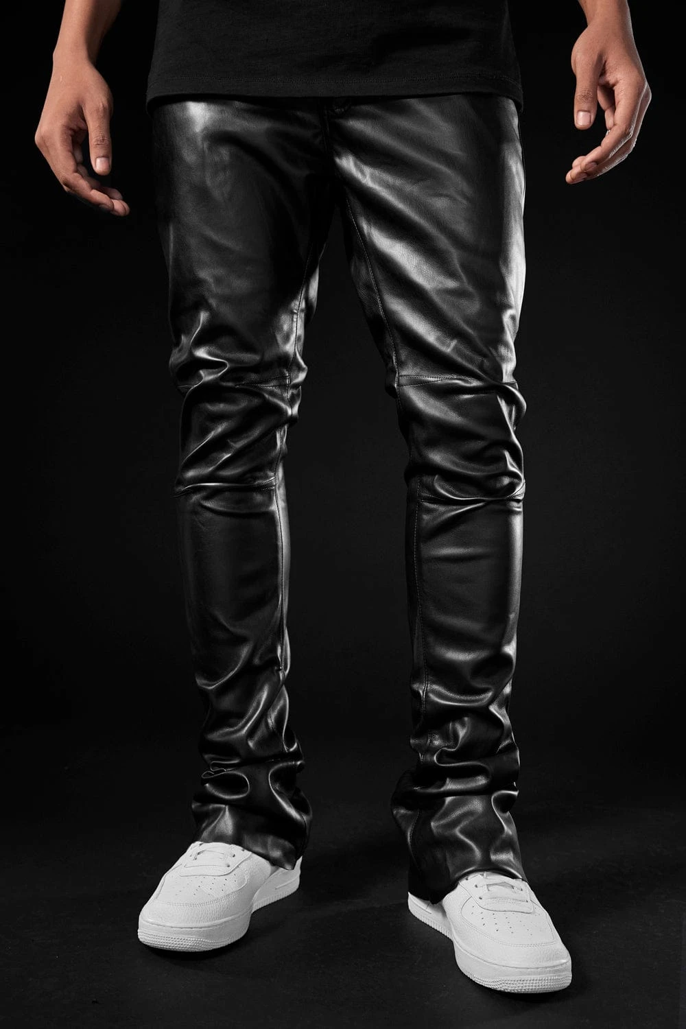 Ross Stacked - Thriller Pants (Black) - Image 4