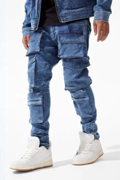 Sean - Legion Cargo Denim (Dark Indigo)