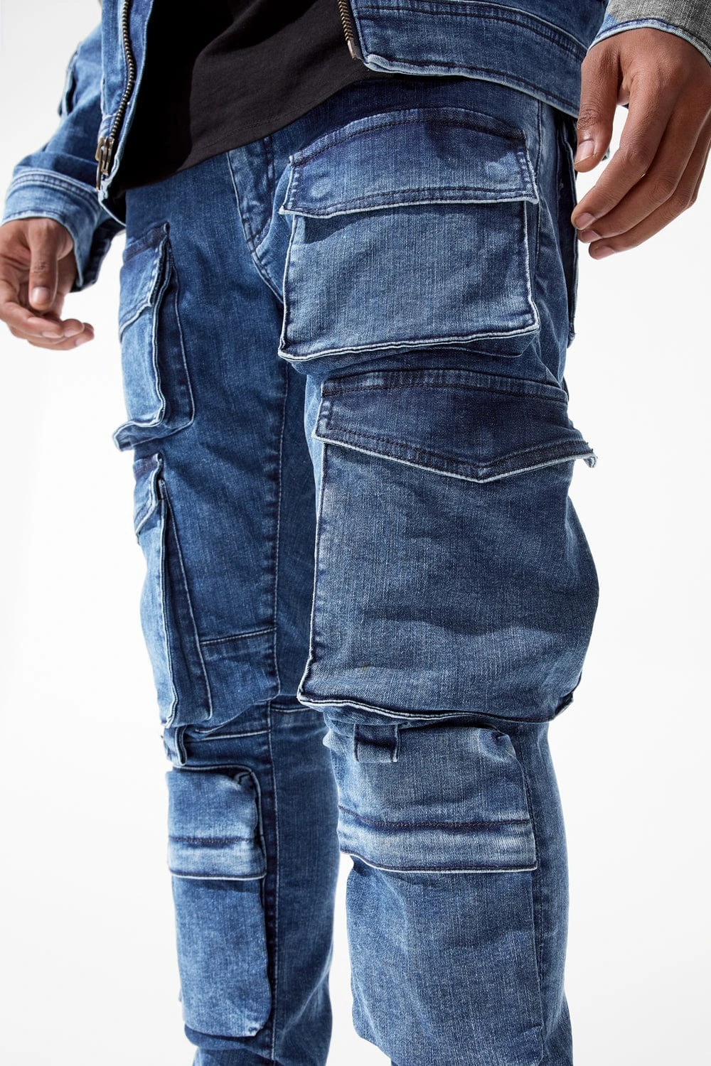 Sean - Legion Cargo Denim (Dark Indigo) - Image 4