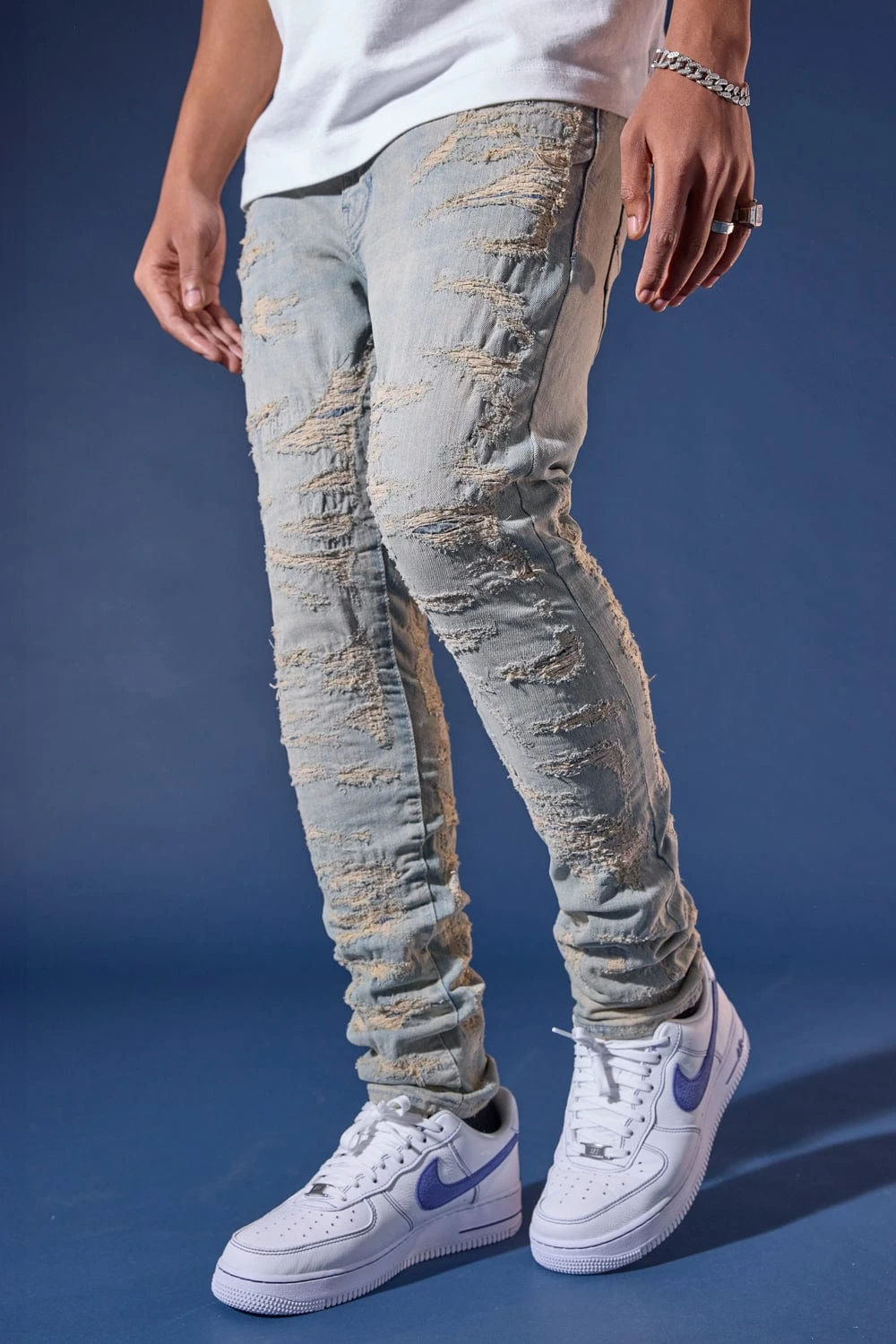 Sean - Molten Denim (Cream Wash)