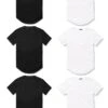 Scallop T-Shirt 6 Pack (Black & White)