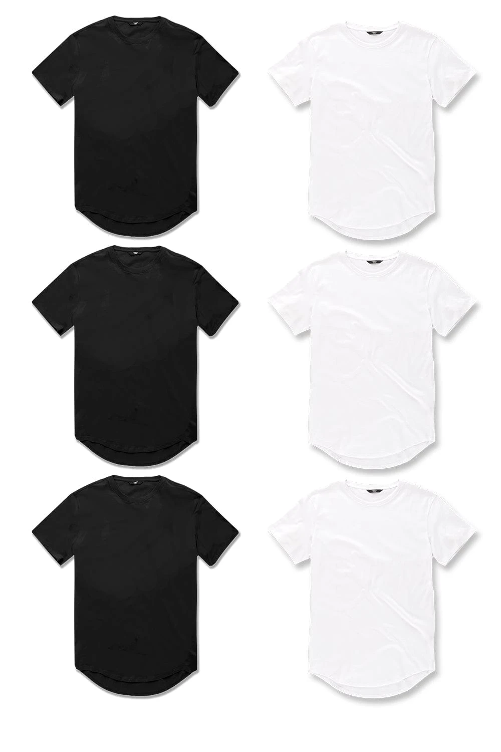 Scallop T-Shirt 6 Pack (Black & White)