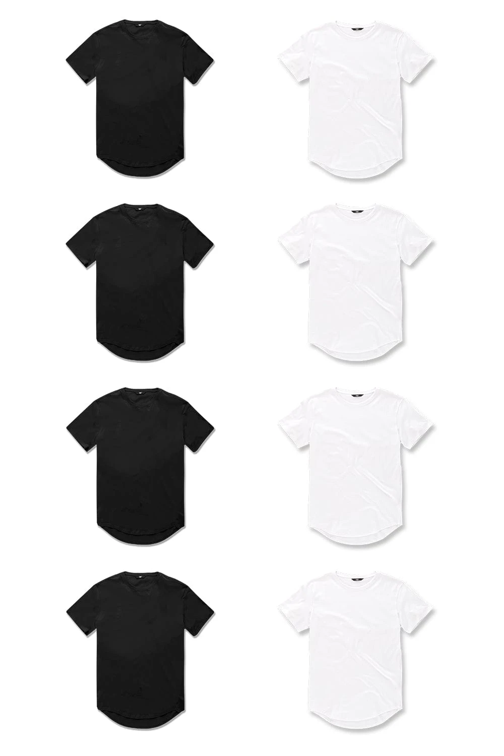 Scallop T-Shirt 8 Pack (Black & White)