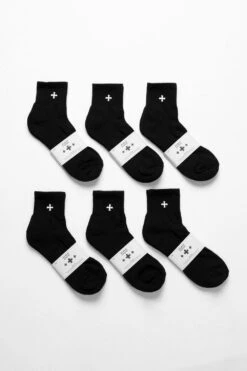 Sock Bundle 6 Pack (Black)