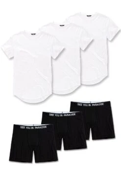 SYIP Boxer Brief & Scallop T-Shirt 3 Pack