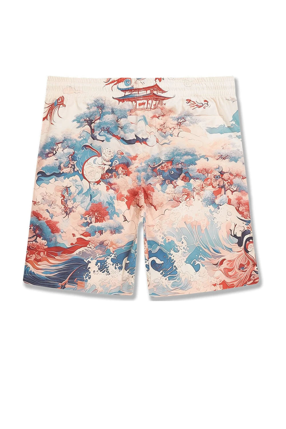 Kids Ibiza Lounge Shorts (Coral) - Image 5