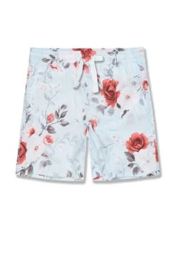 Kids Ibiza Lounge Shorts (Red Floral)