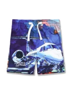 Kids Wanderlust Party Shorts