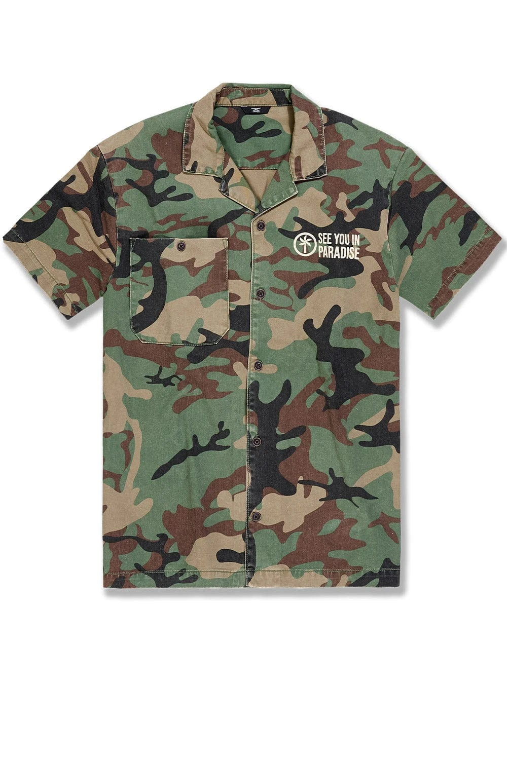 SYIP Vintage S/S Work Shirt (Vintage Camo) - Image 2