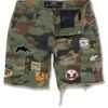 Kids War Angel Cargo Shorts (Vintage Camo)