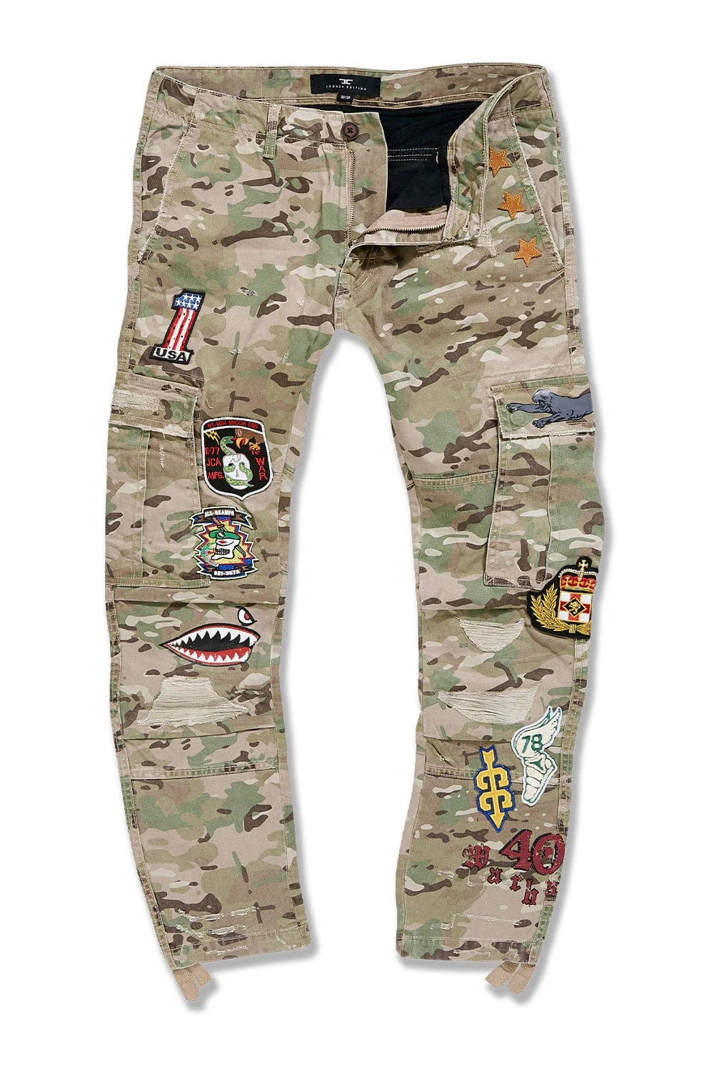 Xavier - War Angel Cargo Pants (Vintage Warhawk Diary) - Image 2