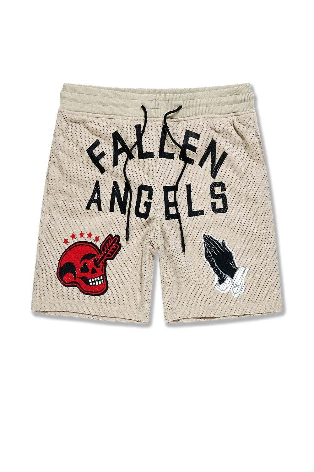 Retro - Fallen Angels Mesh Shorts (Khaki) - Image 2