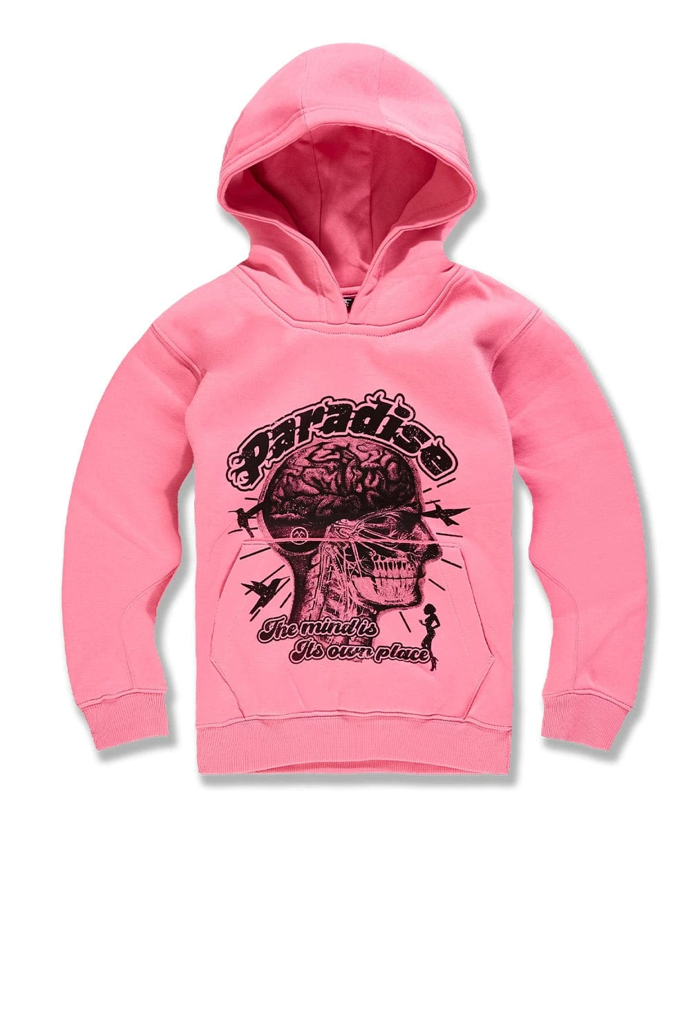 Kids Cranial Paradise Pullover Hoodie (Pink) - Image 2