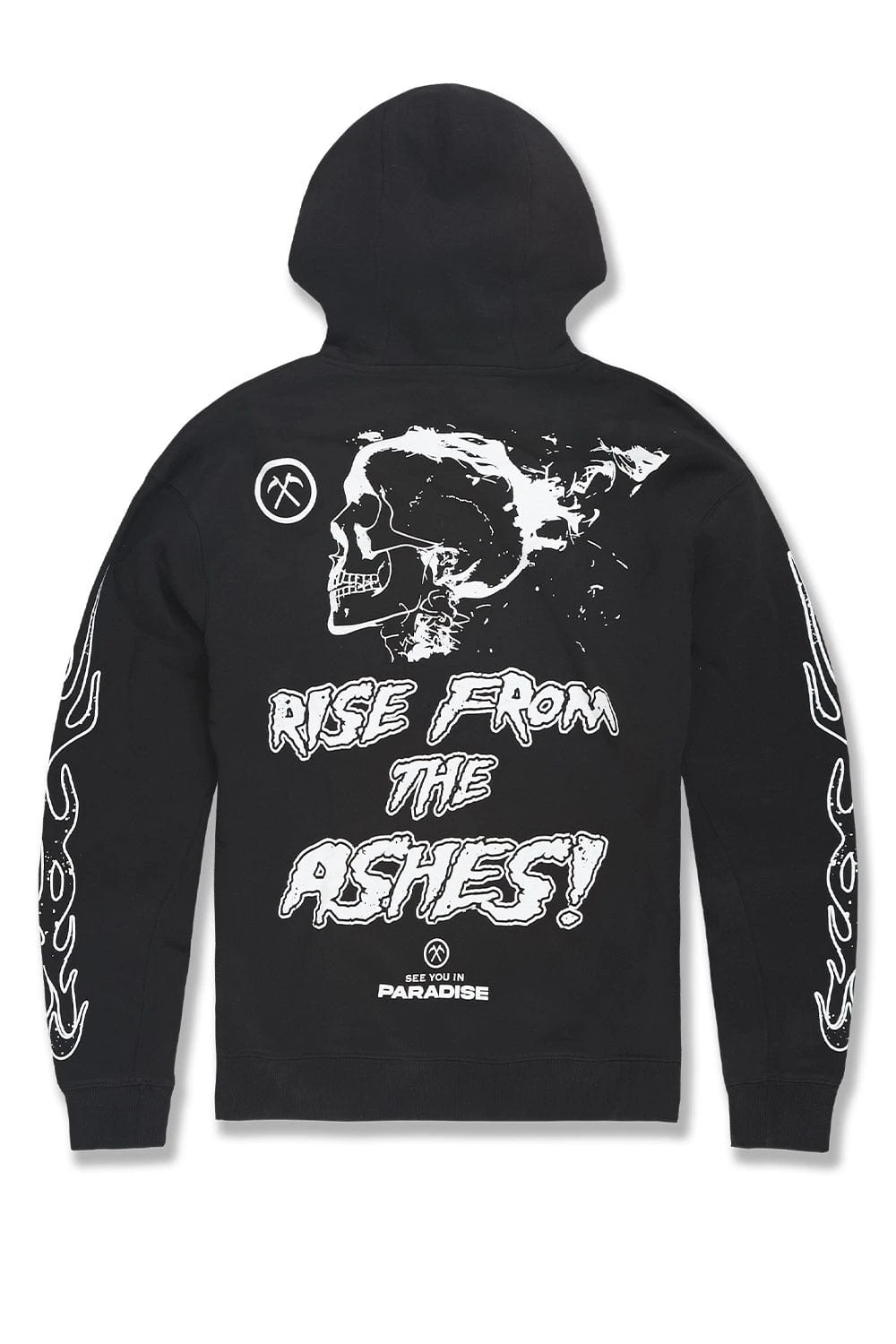Big Men's Reincarnation Pullover Hoodie (Black) - Image 2