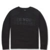 Kids Paradise Tonal Crewneck Sweatshirt (Black)