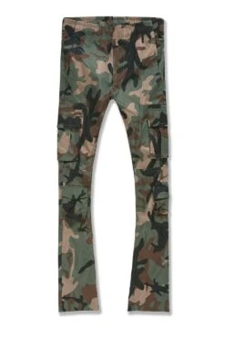 Kids Stacked Ventura Cargo Pants (Vintage Camo)