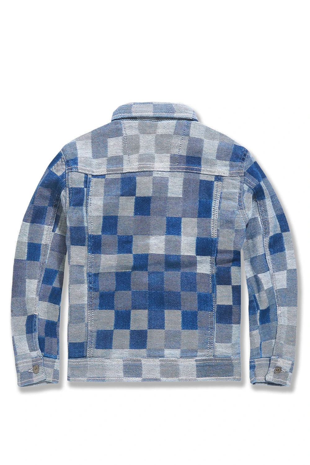 Kids Illusion Denim Trucker Jacket (Aged Wash) - Image 8