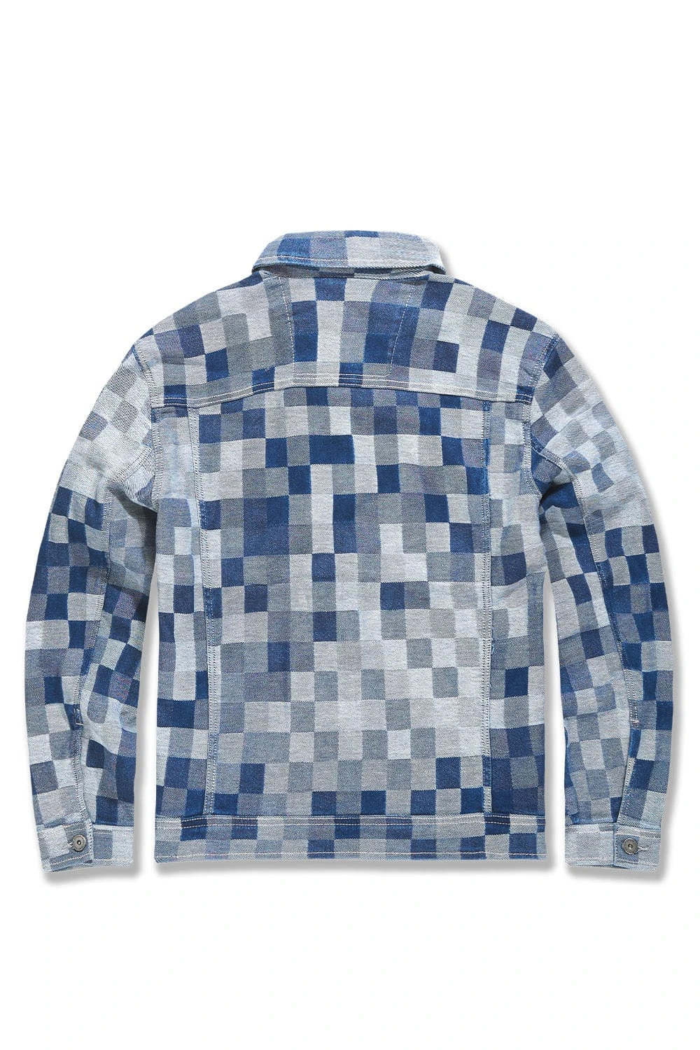 Illusion Denim Trucker Jacket (Aged Wash) - Image 4