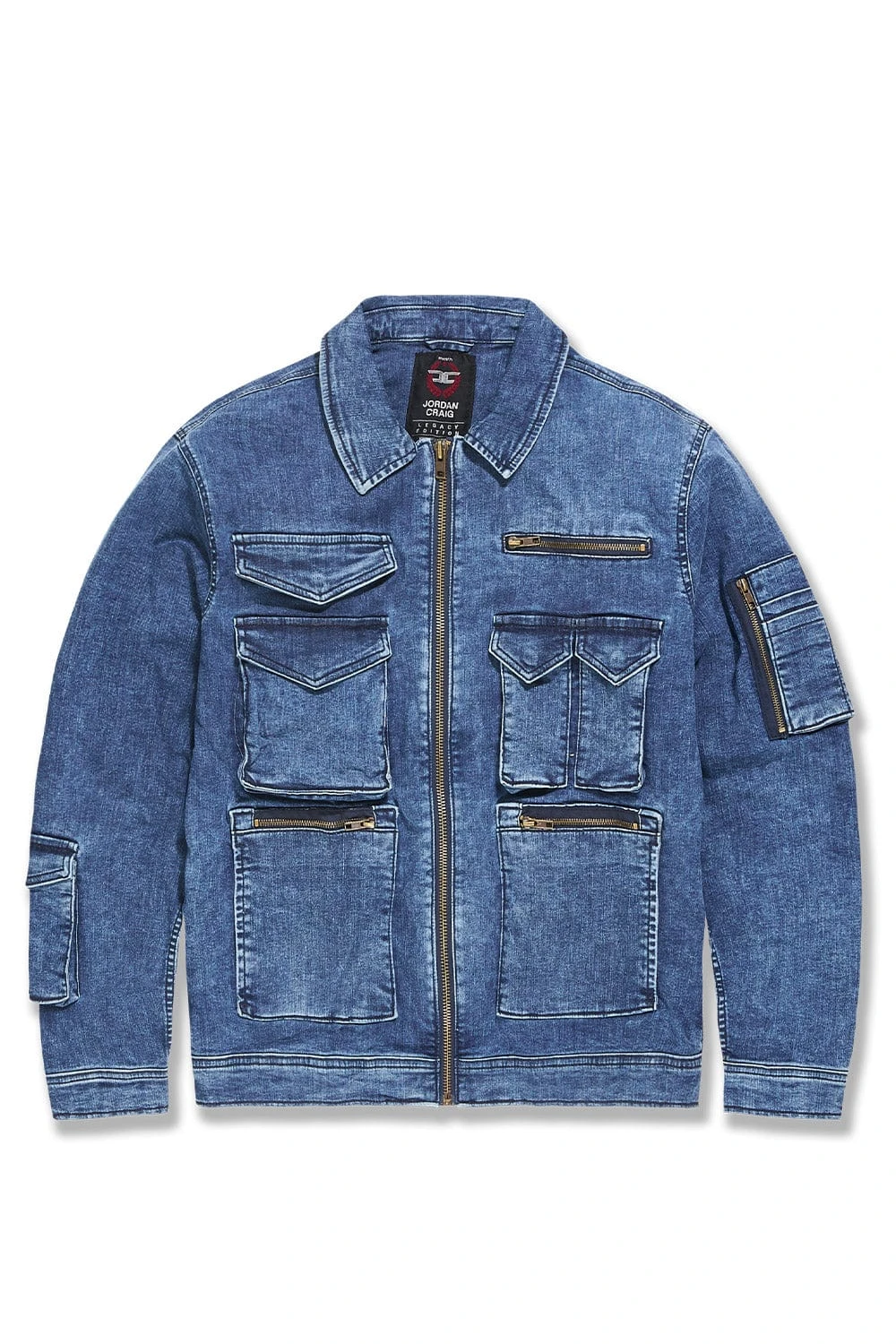 Legion Denim Trucker Jacket (Dark Indigo) - Image 2