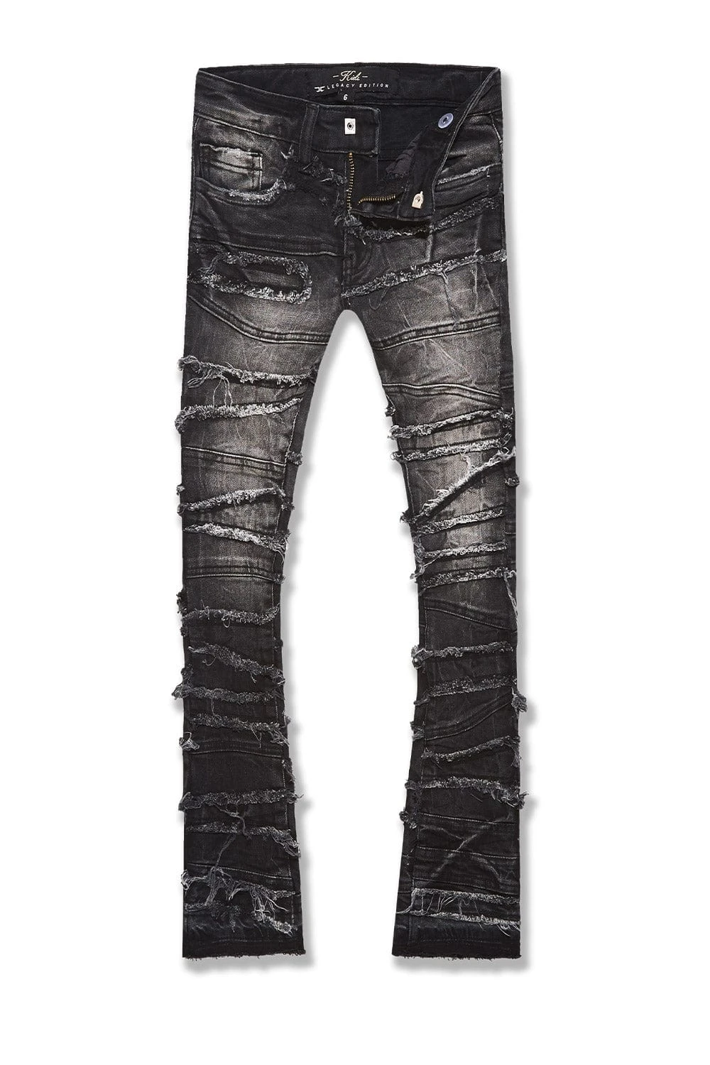 Kids Stacked Elm Street Denim (Black Shadow)