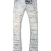Kids Stacked Ripple Effect Denim (Antique)