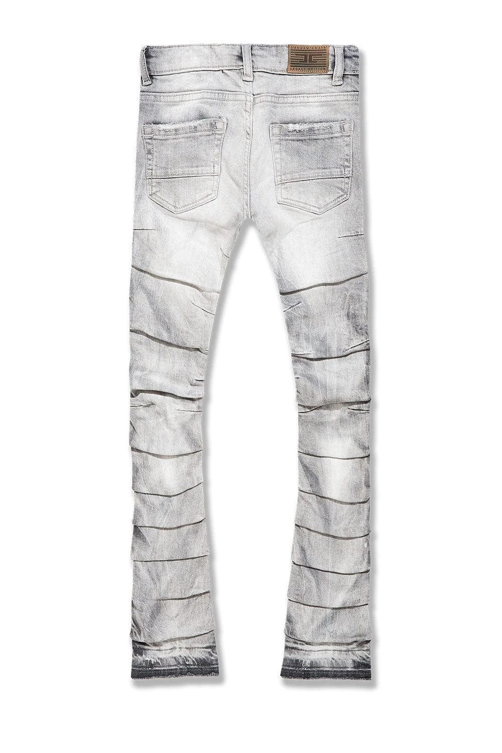 Kids Stacked Ripple Effect Denim (Arctic Grey) - Image 2