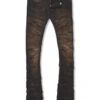 Kids Stacked Ripple Effect Denim (Copper Black)