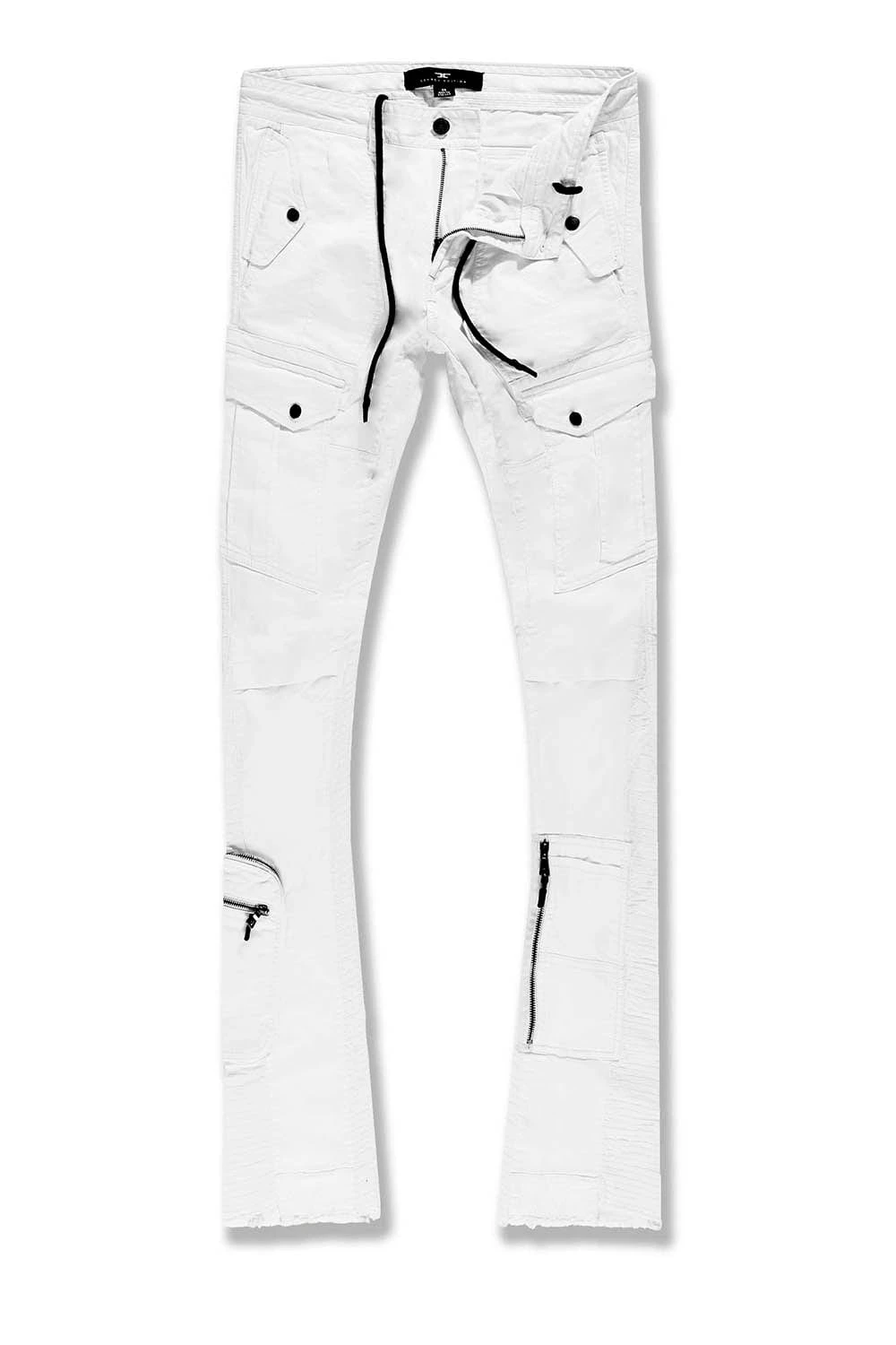 Martin Stacked - Aviation Cargo Pants (Bone) - Image 2