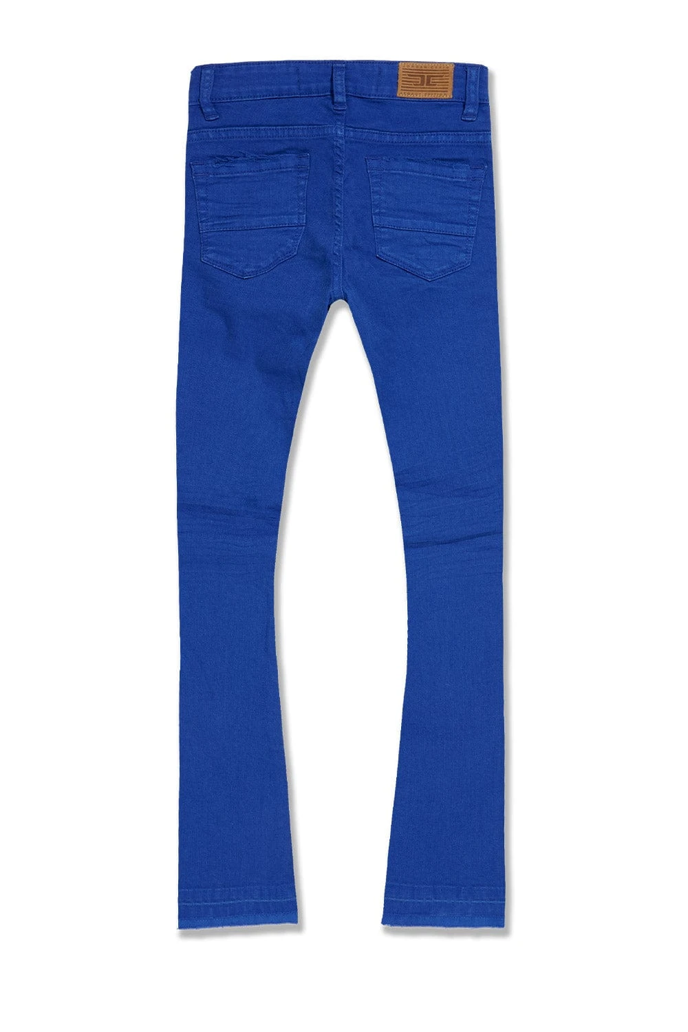 Kids Stacked Tribeca Twill Pants (Royal) - Image 2