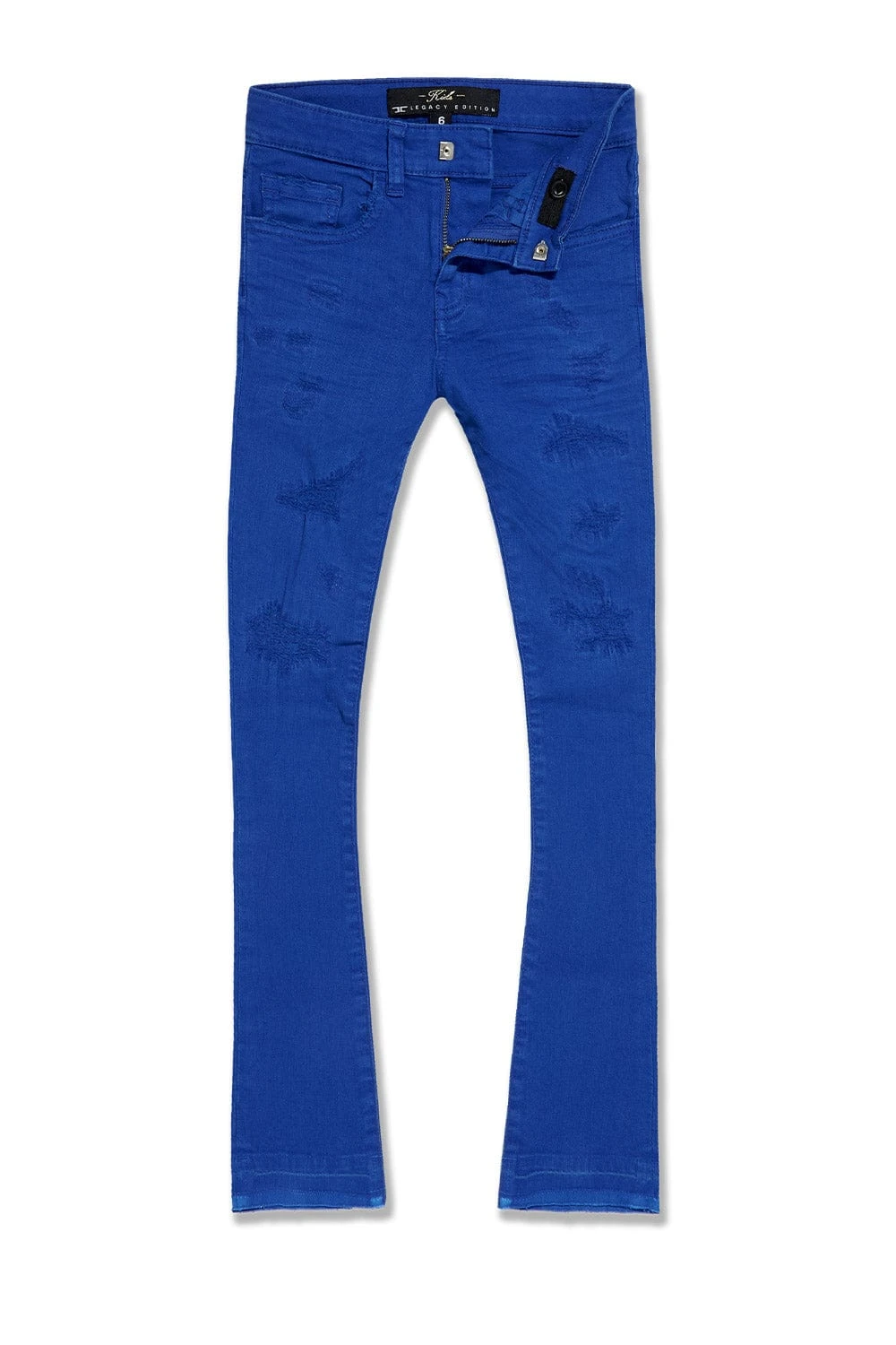 Kids Stacked Tribeca Twill Pants (Royal)